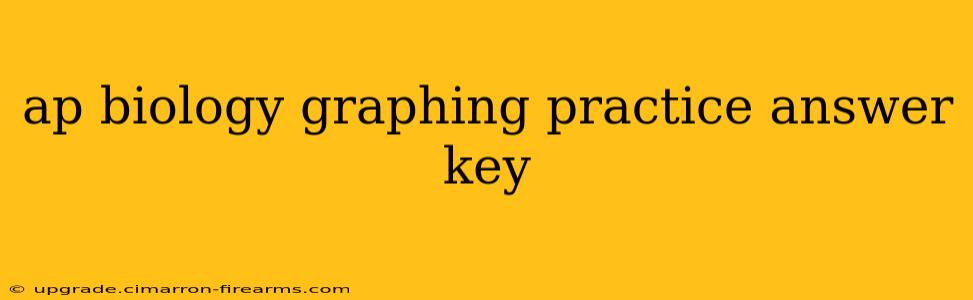 ap biology graphing practice answer key