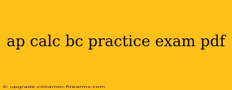 ap calc bc practice exam pdf