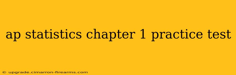 ap statistics chapter 1 practice test