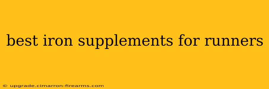 best iron supplements for runners