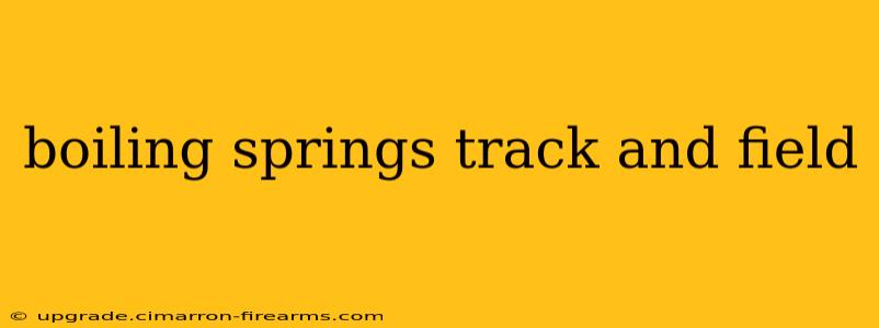 boiling springs track and field