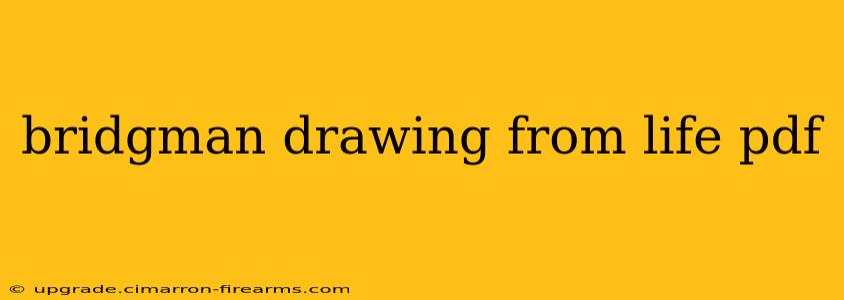 bridgman drawing from life pdf