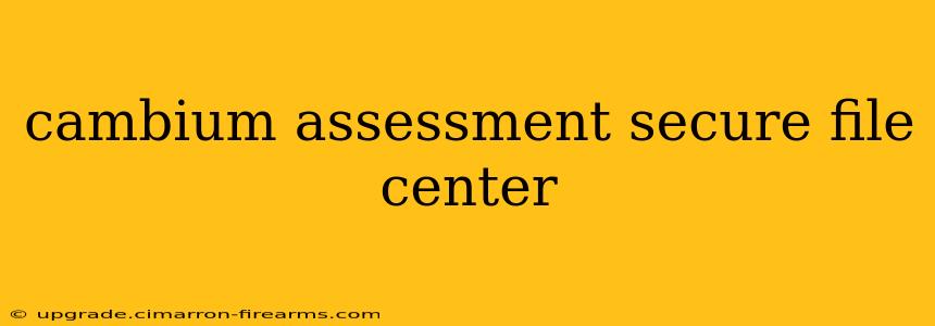 cambium assessment secure file center