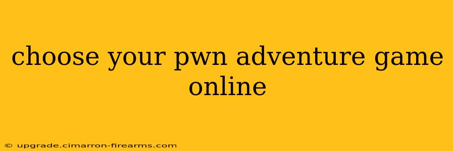 choose your pwn adventure game online