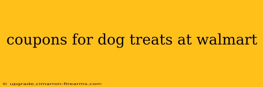 coupons for dog treats at walmart