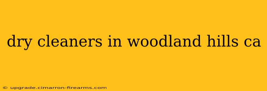 dry cleaners in woodland hills ca