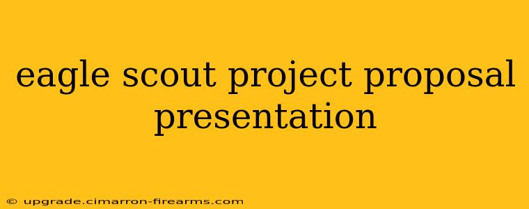 eagle scout project proposal presentation