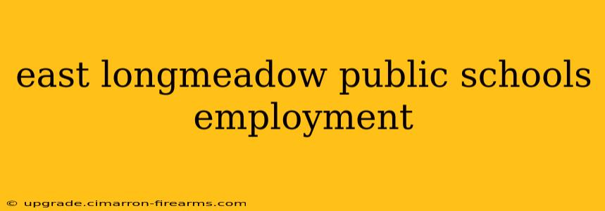 east longmeadow public schools employment