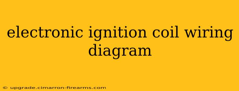 electronic ignition coil wiring diagram