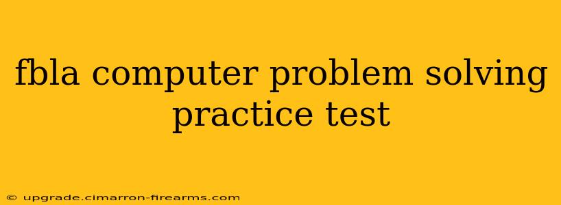 fbla computer problem solving practice test