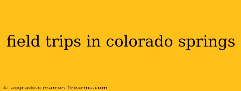 field trips in colorado springs