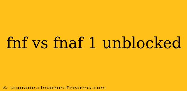 fnf vs fnaf 1 unblocked