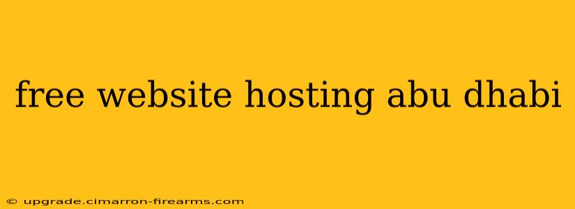 free website hosting abu dhabi