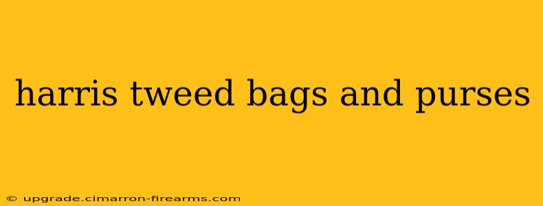 harris tweed bags and purses