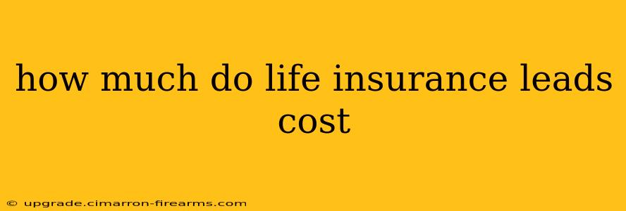 how much do life insurance leads cost