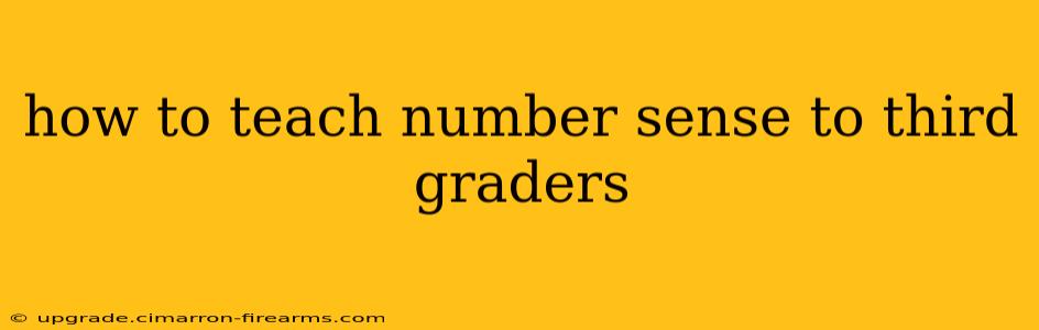 how to teach number sense to third graders