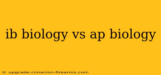 ib biology vs ap biology