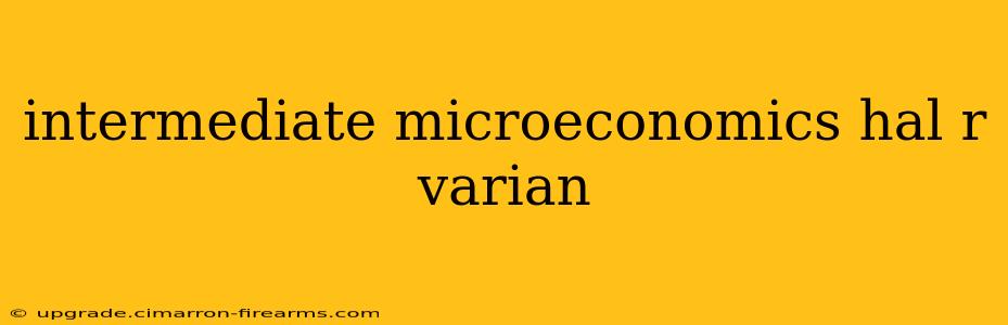 intermediate microeconomics hal r varian