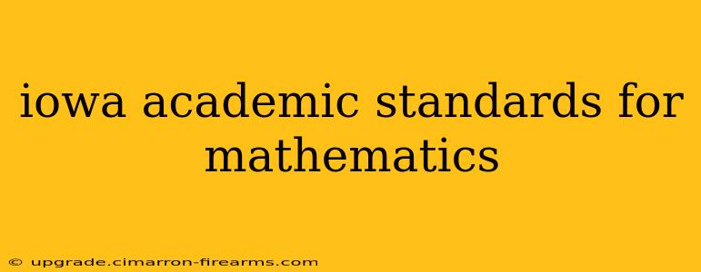 iowa academic standards for mathematics