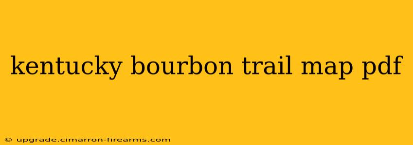 kentucky bourbon trail map pdf