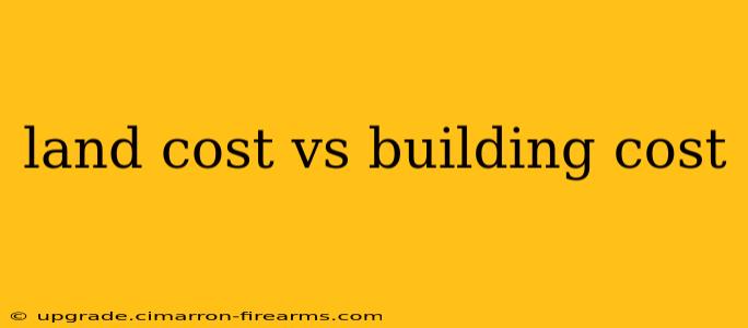 land cost vs building cost