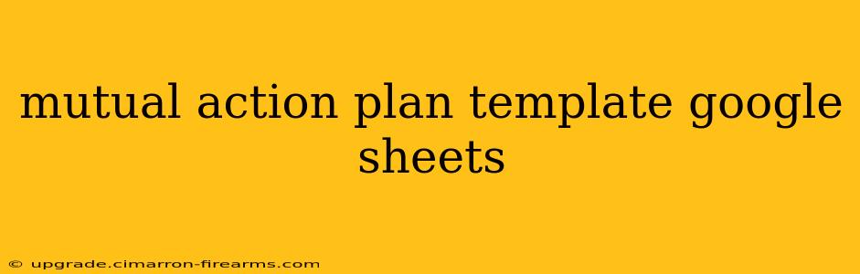 mutual action plan template google sheets