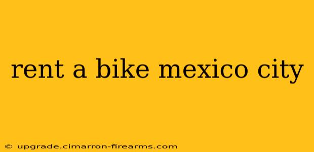 rent a bike mexico city