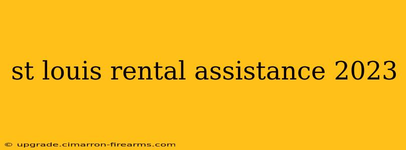 st louis rental assistance 2023