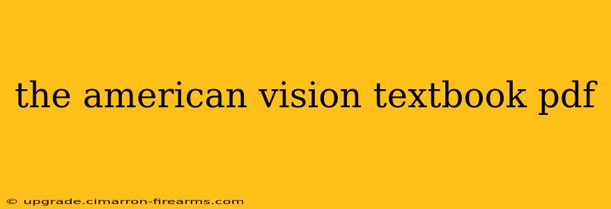 the american vision textbook pdf