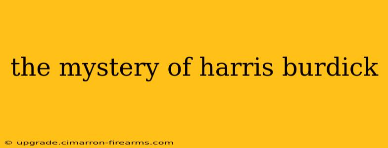 the mystery of harris burdick