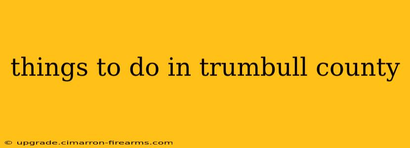 things to do in trumbull county