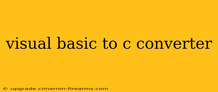 visual basic to c converter