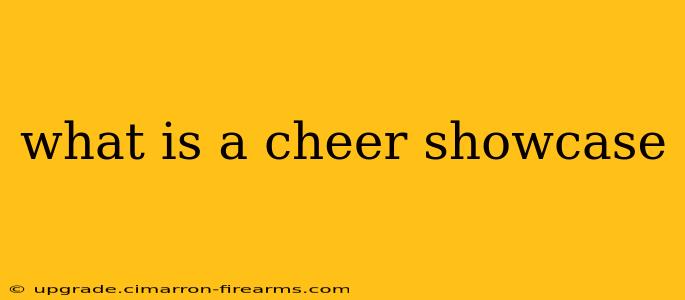 what is a cheer showcase