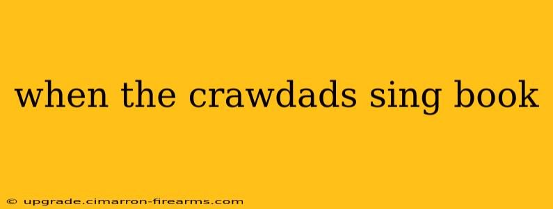 when the crawdads sing book