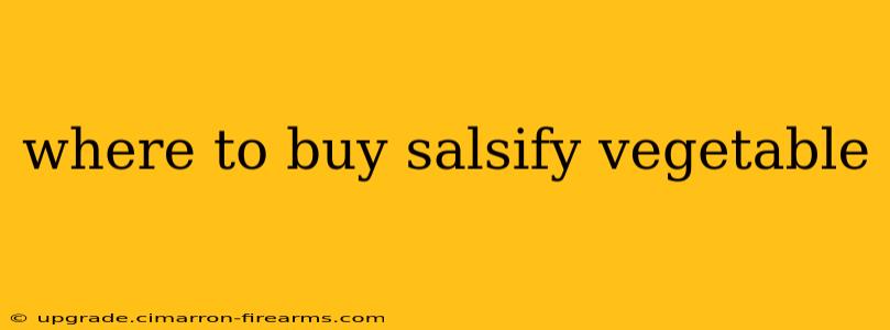 where to buy salsify vegetable